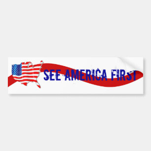Autoaufkleber Vntg Kampagne, zum von Amerika