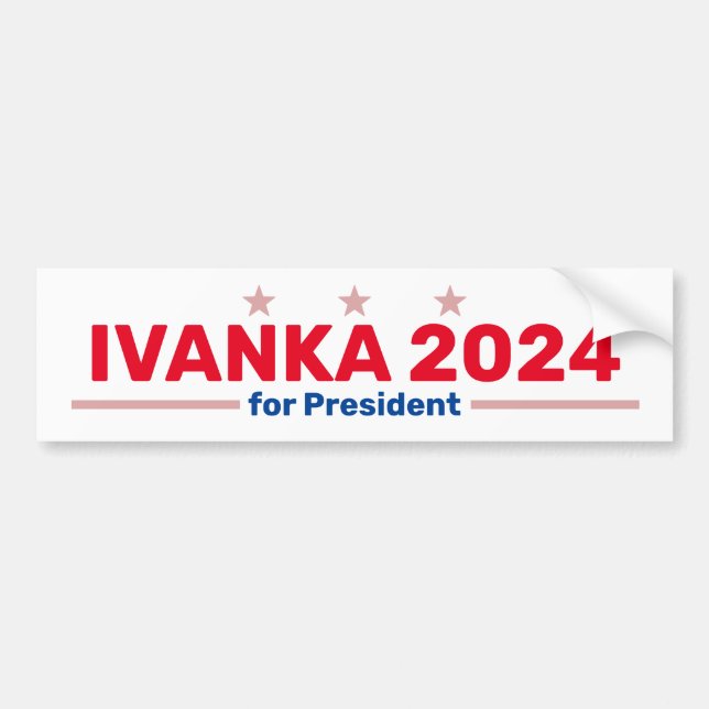 Autoaufkleber von Ivanka 2024 (Vorne)