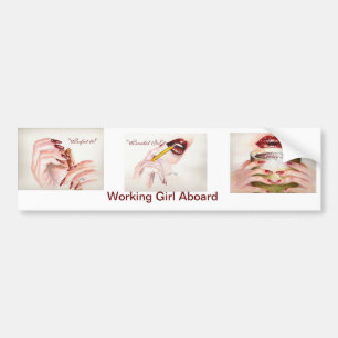 Autoaufkleber "Working Girl"