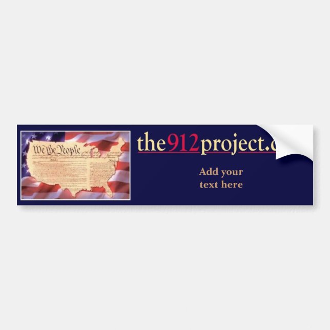 Autoaufklebergewohnheit the912project.com Amerika Autoaufkleber (Vorne)