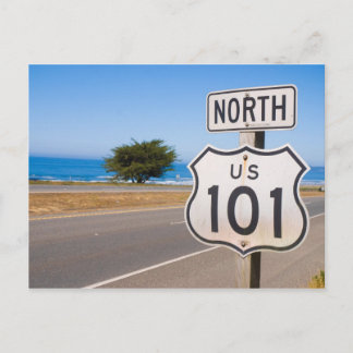 Autobahn 101 Nord Postkarte