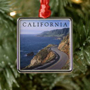 Autobahn 1   Carmel California Ornament Aus Metall