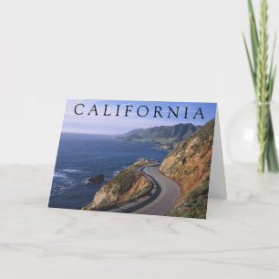 Autobahn 1   Carmel California   Vielen Dank Dankeskarte