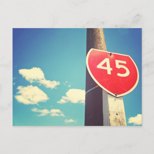 Autobahn 45 postkarte (Vorderseite)