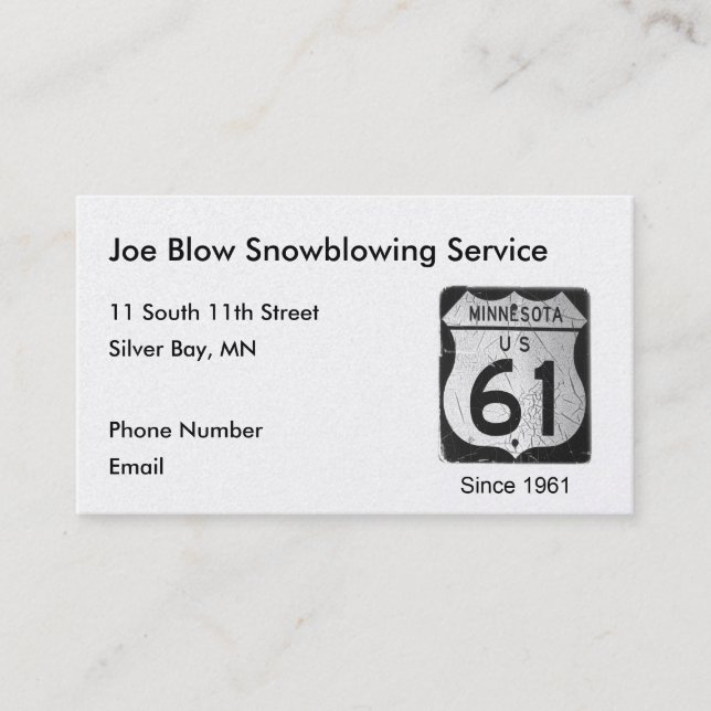 Autobahn 61 terminkarte (Vorderseite)