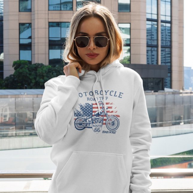 Autobahn 66 Sturgis oder Bust Hoodie (Von Creator hochgeladen)