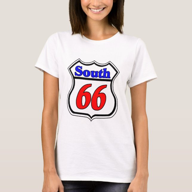 Autobahn 66 Süd T-Shirt (Vorderseite)