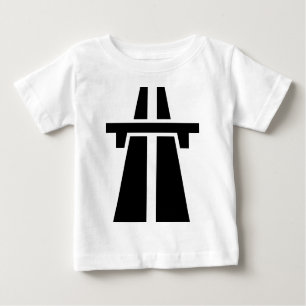 Autobahn, Autobahn, Autobahn - Schwarz Baby T-shirt