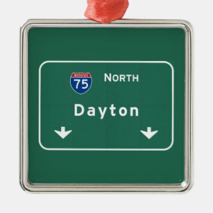 Autobahn-Autobahn Daytons Ohio oh: Ornament Aus Metall
