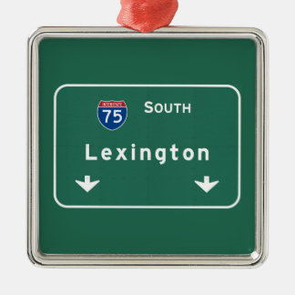 Autobahn-Autobahn Lexingtons Kentucky KY: Silbernes Ornament