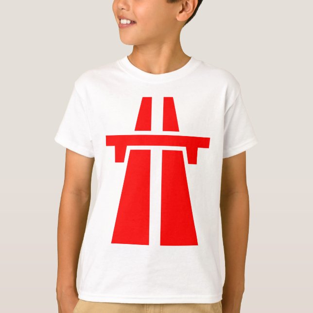 Autobahn, Autobahn - Rot T-Shirt (Vorderseite)