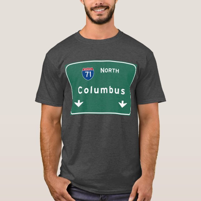 Autobahn-Autobahn-Straße Columbus Ohio oh: T-Shirt (Vorderseite)