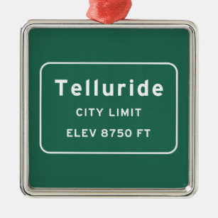 Autobahn-Autobahn Tellurid-Colorados Co: Ornament Aus Metall