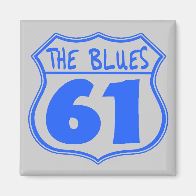 Autobahn Blues 61 Magnet (Vorne)