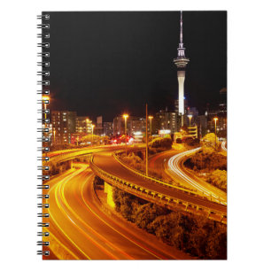 Autobahn in Auckland Notizblock