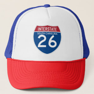 Autobahn-Schild South Carolina Sc I-26 - Truckerkappe