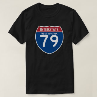 Autobahn-Schild West Virginia WV I-79 - T-Shirt