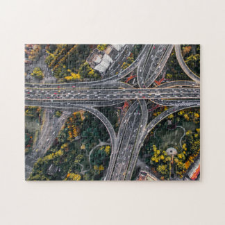 Autobahn-Verwicklungs-Laubsäge Puzzle