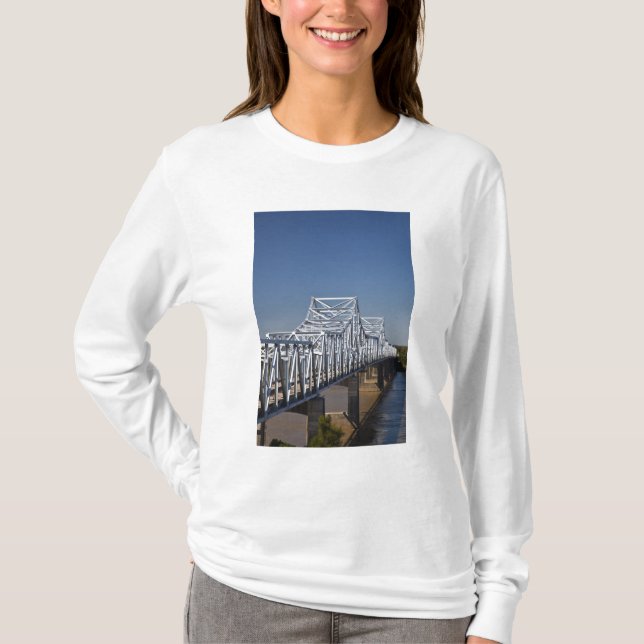 Autobahnbrücke I-20 über den Mississippi-Fluss, T-Shirt (Vorderseite)