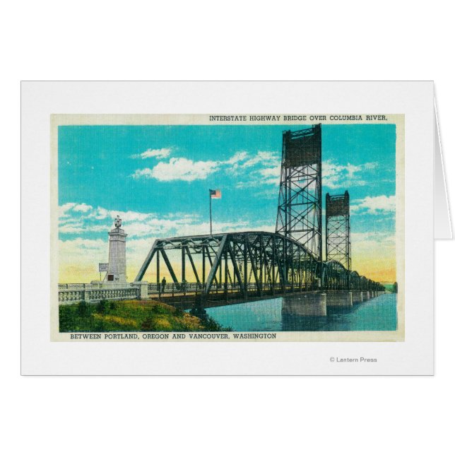 Autobahnbrücke über Columbia (Vorderseite (Horizontal))