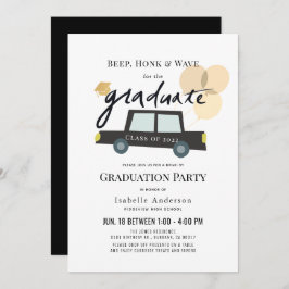 Autoballoons Abschluss Einladung