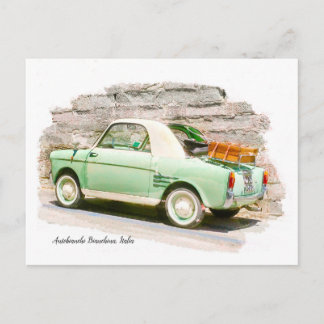 Autobianchi Bianchina | Kleinstwagen aus Italien Postkarte