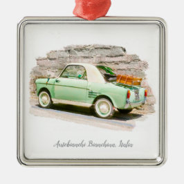 Autobianchi Bianchina | Minicar aus Italien Ornament Aus Metall