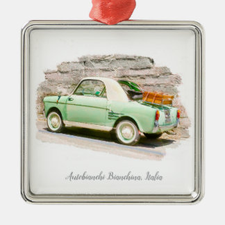 Autobianchi Bianchina | Minicar aus Italien Ornament Aus Metall
