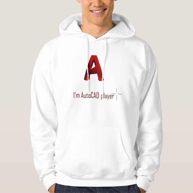 AutoCAD-Player Hoodie (Vorderseite)