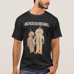 autochthoner Kunst-Petroglyph-Symbol T-Shirt