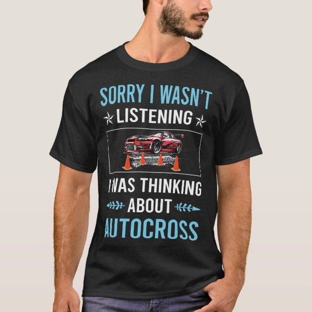 Autocross nicht hören T-Shirt (Vorderseite)