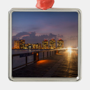 Autofahrt auf Navarra Beach Pier Ornament Aus Metall