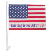 Autoflagge mit der Aufschrift "Diese Flagge ist fü
