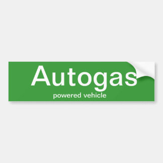 Autogas trieb Fahrzeug - Autoaufkleber an