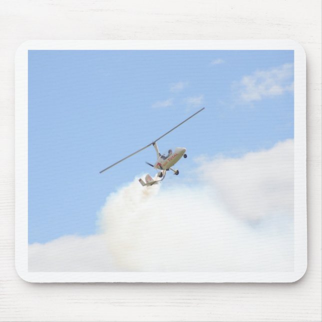 Autogiro im Flug Mousepad (Vorne)