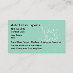 Autoglas Mobile Reparaturservice Visitenkarte