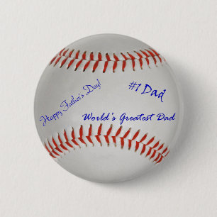 Autografischer Baseball Button