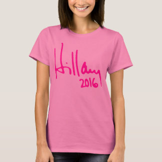 AUTOGRAMM "HILLARY 2016" T-Shirt