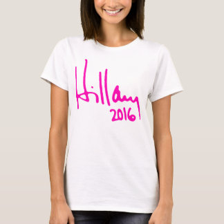 AUTOGRAMM "HILLARY 2016" T-Shirt