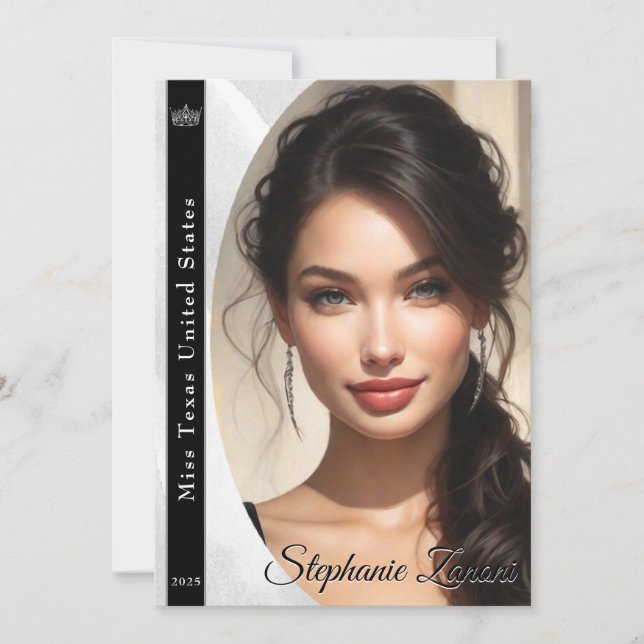 Autogrammkarte für den Papierkorb mit Marbella-Eis Einladung (Vorderseite)