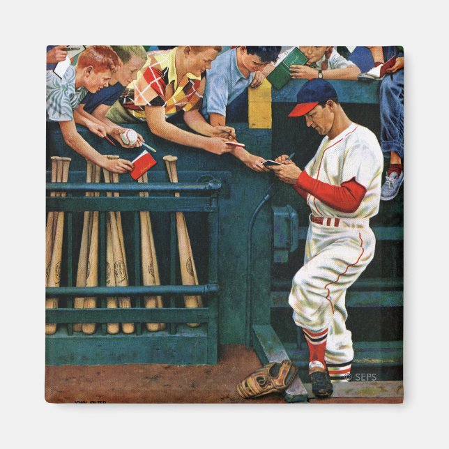 Autogrammsitzung Magnet (Vorne)