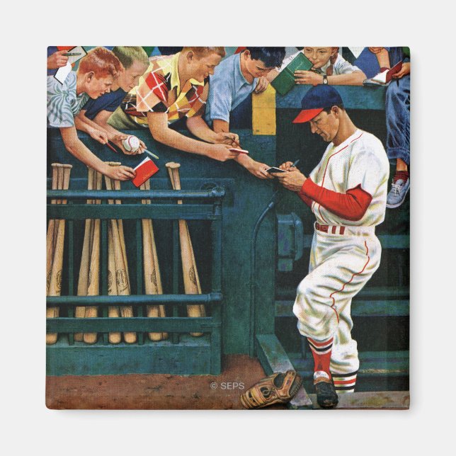 Autogrammsitzung Magnet (Vorne)