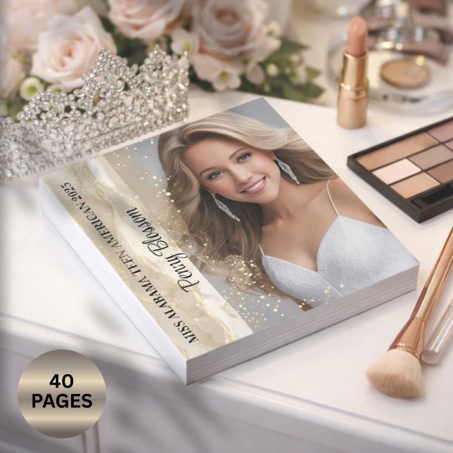 Autograph Pad Notepad Notizblock (Greet your fans with the ultimate pageant gift from a titleholder - signed custom autograph pages)