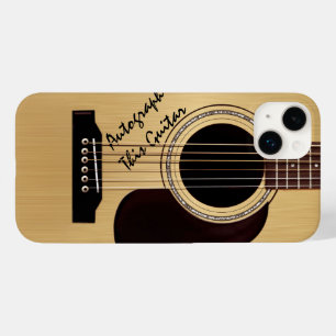 Autographie der akustischen Gitarre Case-Mate iPhone Hülle