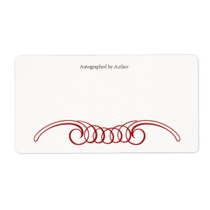 Autographiert durch Autor-Buchzeichen