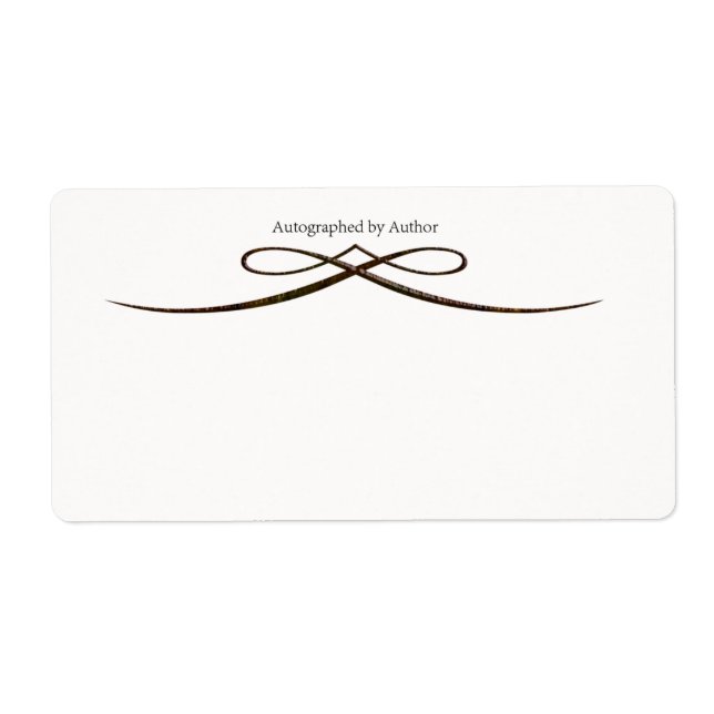 Autographiert durch Autor-Buchzeichen (Vorne)