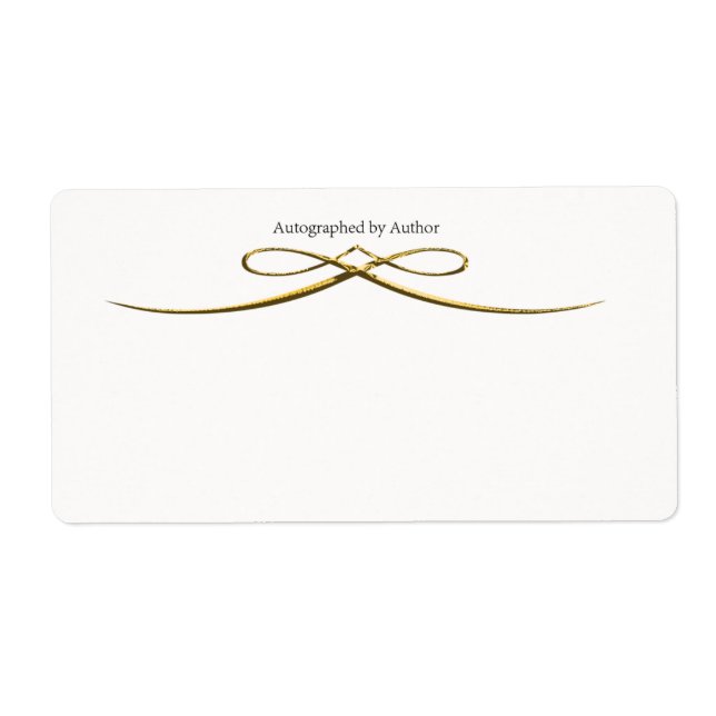 Autographiert durch Autor-Buchzeichen (Vorne)