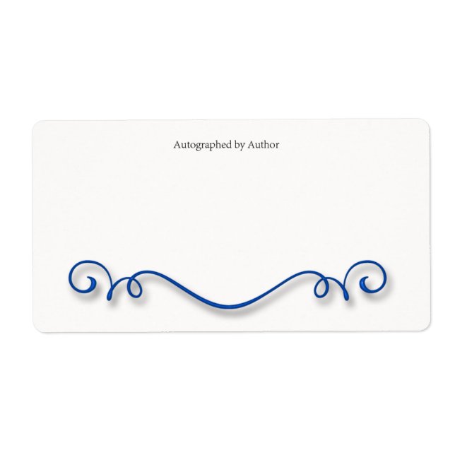 Autographiert durch Autor-Buchzeichen (Vorne)