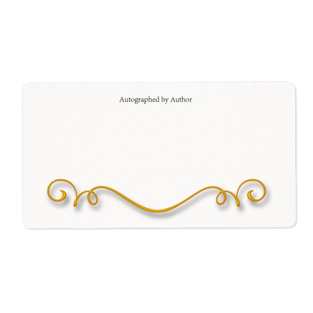 Autographiert durch Autor-Buchzeichen (Vorne)