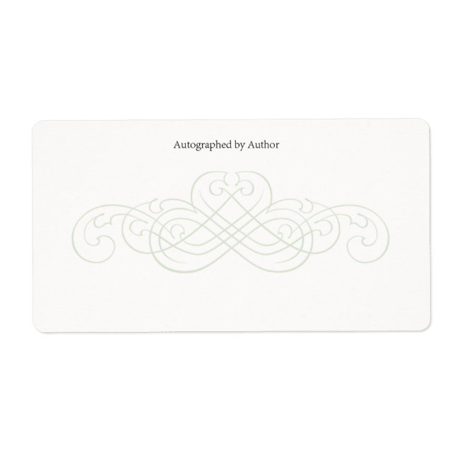 Autographiert durch Autor-Buchzeichen (Vorne)